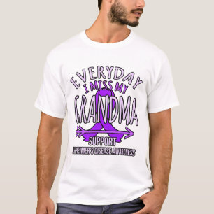 Miss My Grandma Heimerheimer's Disease Awareness R T-Shirt