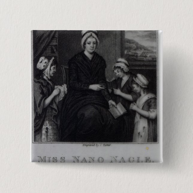 Miss Nano Nagle, 1809 15 Cm Square Badge (Front)