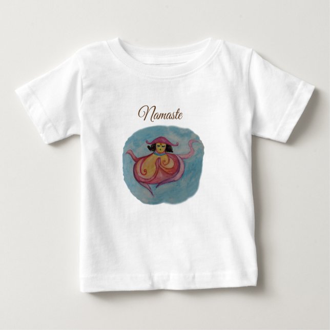 Miss  Octopodia meditation, custom  Baby T-Shirt (Front)