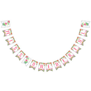 Miss ONEderful First Birthday Banner