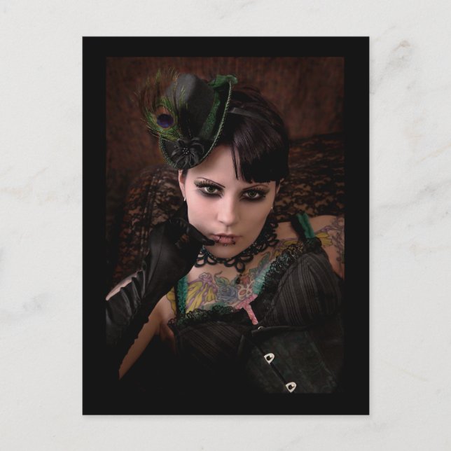 Miss Peacock - Postcard (Front)