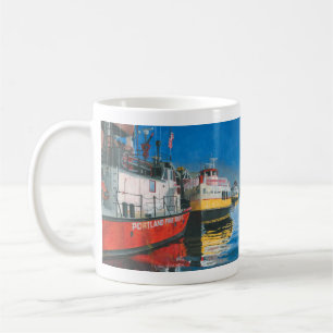 Miss Portland Fireboat and Casco Bay Ferries Coffee Mug