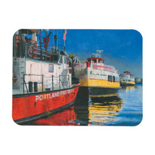 Miss Portland Fireboat and Casco Bay Ferries Magnet