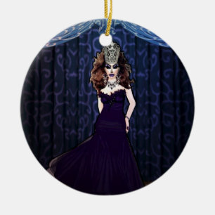 Miss Priscilla Velvet Ornament