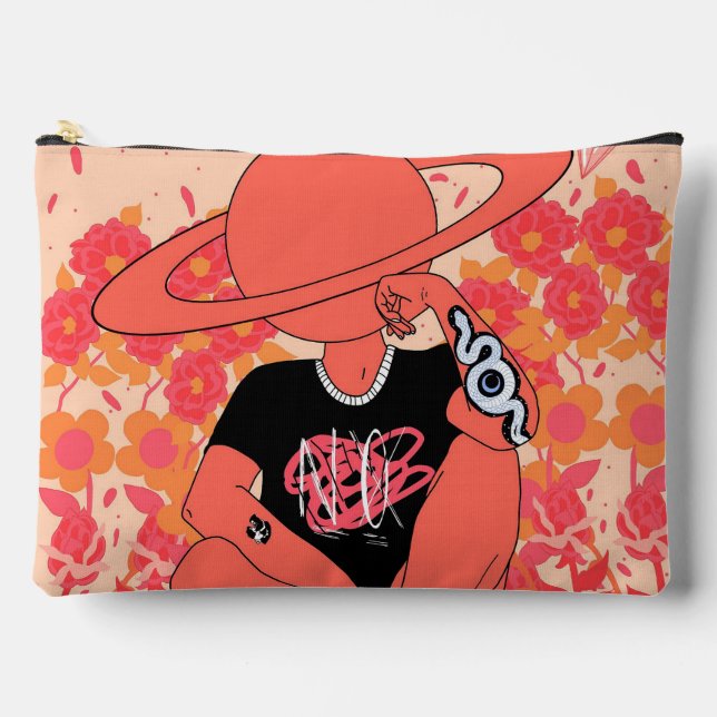 Miss Saturn Accessory Pouch (Front)