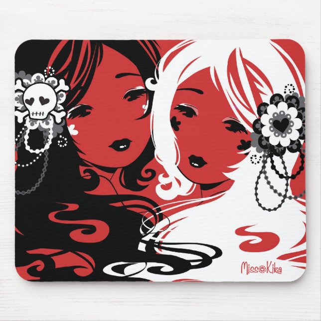Miss Sugar and Miss Cyanide Mouse Pad (Front)