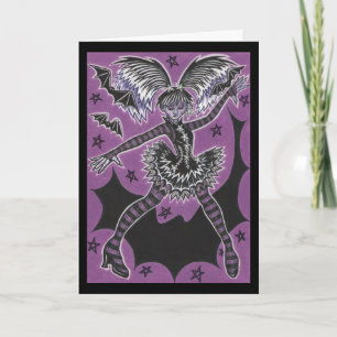 Miss Teen Halloween 'Happy Birthday" card