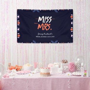 Miss To Mrs. Bridal Shower Banner