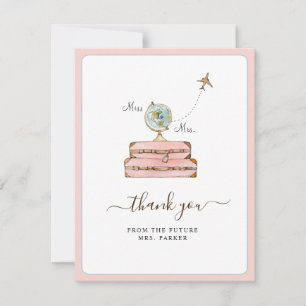 Miss to Mrs. Bridal shower Flat  Invitation