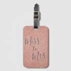 Miss to Mrs Bridal Shower Party Rose Gold Sparkle