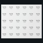 Miss to Mrs bridal shower stylish simple add name  Wrapping Paper<br><div class="desc">design</div>