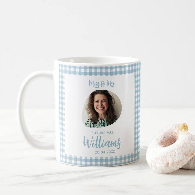 Miss to Mrs Future Mrs Modern Boho Coffee Mug (With Donut)