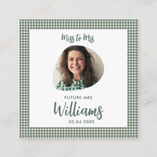 Miss to Mrs Future Mrs Modern Boho Enclosure Card