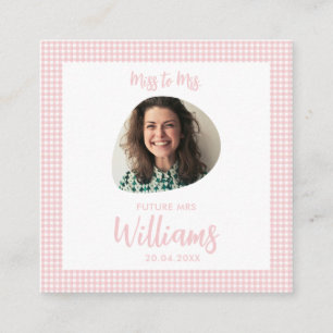 Miss to Mrs Future Mrs Modern Boho Enclosure Card