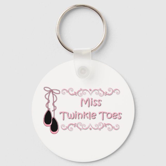 Miss Twinkle Toes Key Ring (Front)