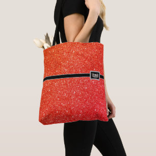Miss USA Crown Pageant Faux Glitter Tote Bag
