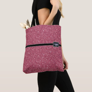 Miss USA Crown Pageant Faux Glitter Tote Bag
