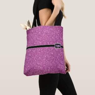 Miss USA Crown Pageant Faux Glitter Tote Bag
