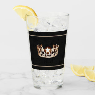 Miss USA Gold Crown Glass