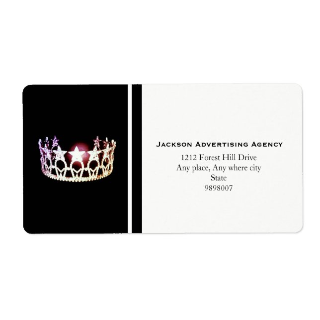 Miss USA Silver Crown Address Labels (Front)