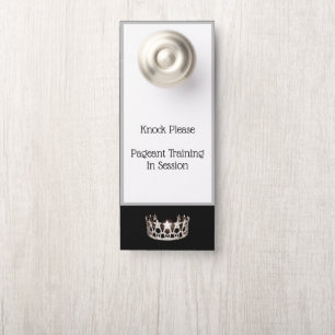 Miss USA style Pageant SLVR Crown Door Hanger