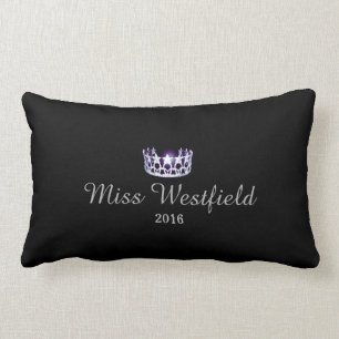 Miss USA style Personalised Name Crown Pillow