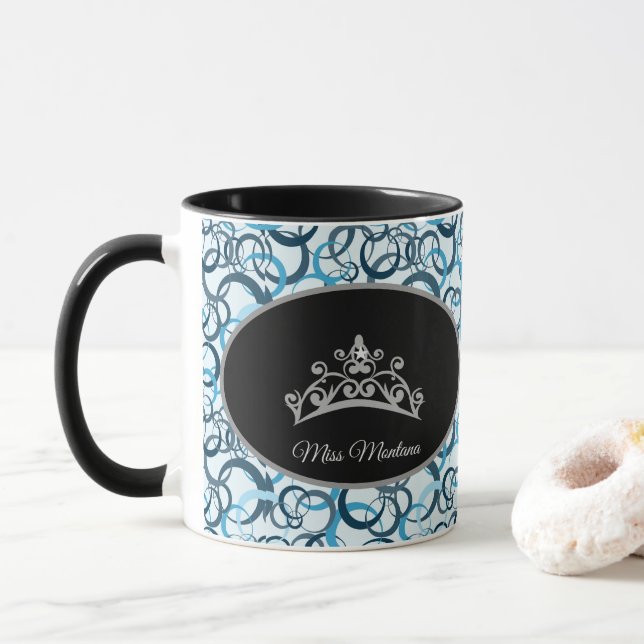 Miss USA Tiara Crown Mug (With Donut)