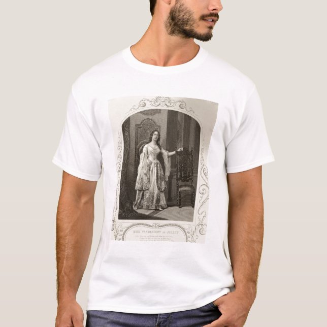 Miss Vandenhoff as Juliet, Act III Scene 1 of 'Rom T-Shirt (Front)