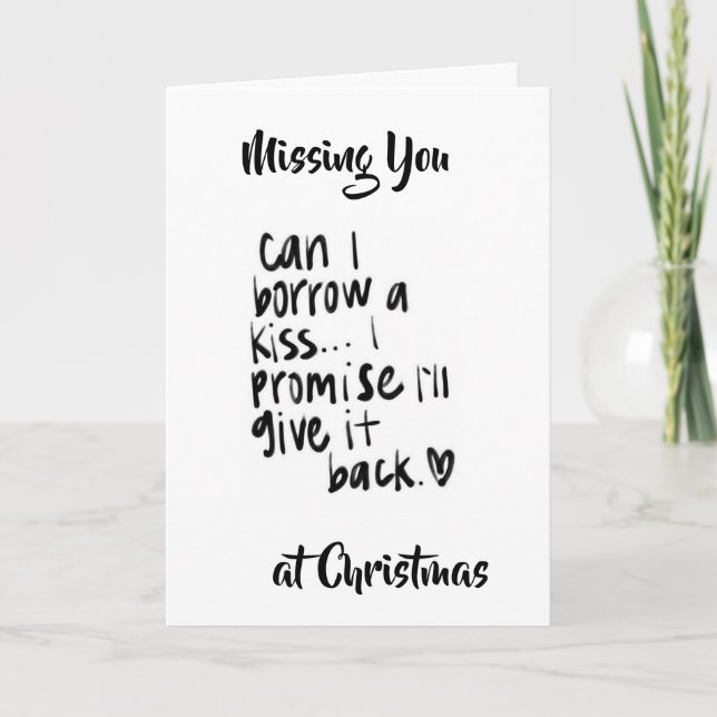 ***MISS YOU AT CHRISTMAS*** CARD (Front)