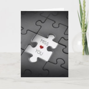 **MISS YOU AT CHRISTMAS** CHRISTMAS CARD