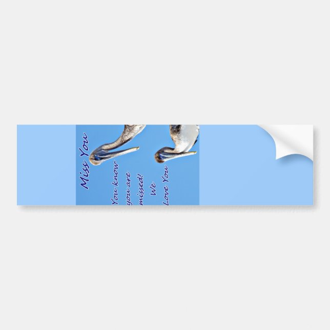 Miss You_ Bumper Sticker (Front)