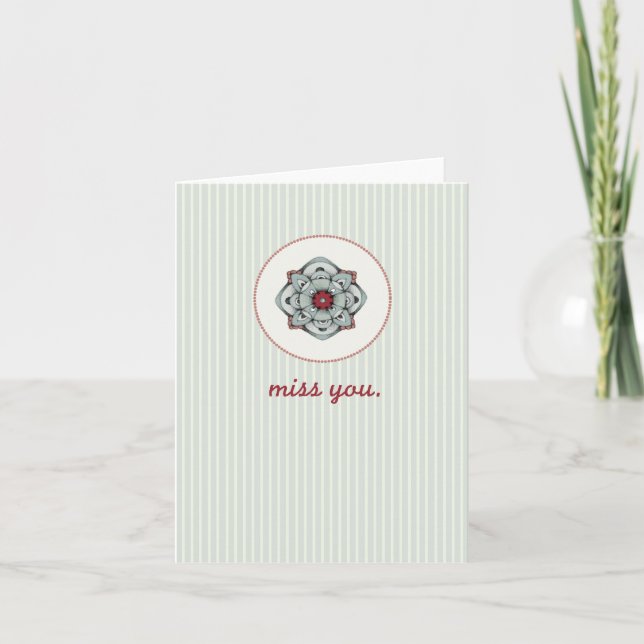 Miss You Card (Front)