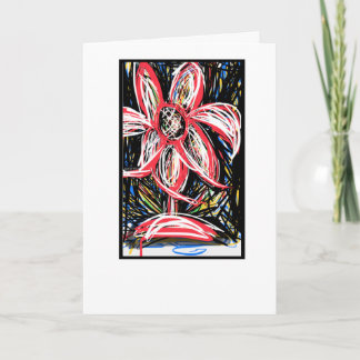 Miss You Flower - "Miss You." Card