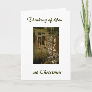 MISS YOU FRIENDS AT CHRISTMAS TIME HOLIDAY CARD