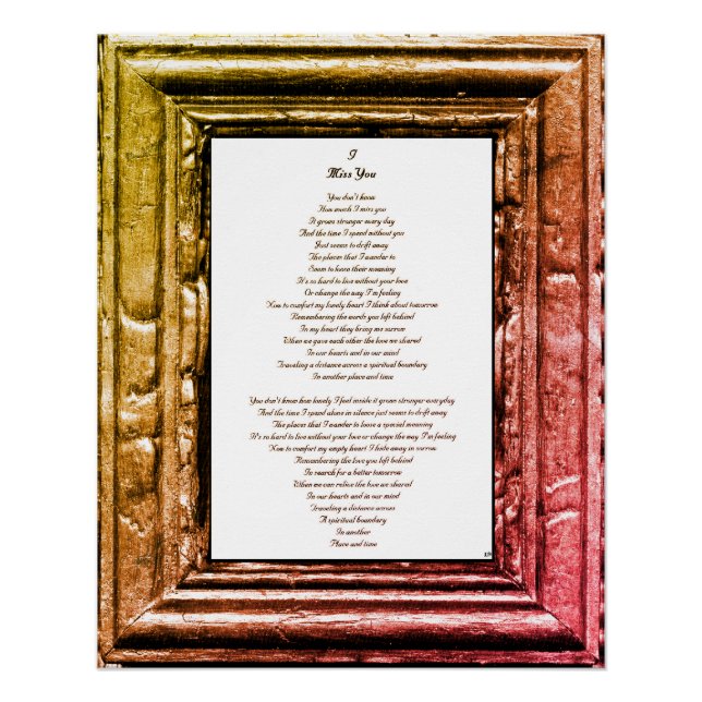 Miss You Poster (Front)