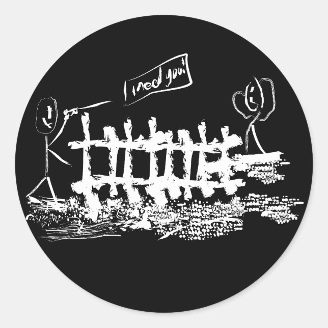 Miss you - sticker (Front)