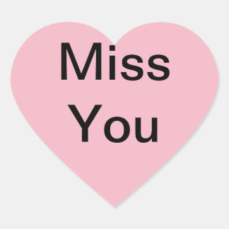 “Miss You” Stickers to use on cards or such