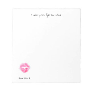 Miss your lips notepad