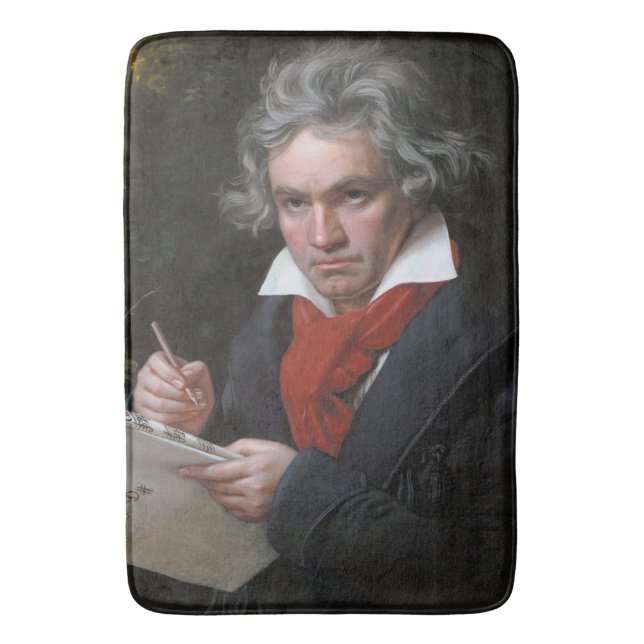 Missa Solemnis: Ludwig Beethoven Classical Music Bath Mat (Front Vertical)
