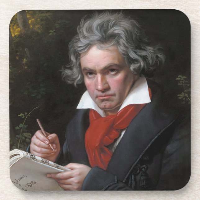 Missa Solemnis: Ludwig Beethoven Classical Music Coaster (Front)