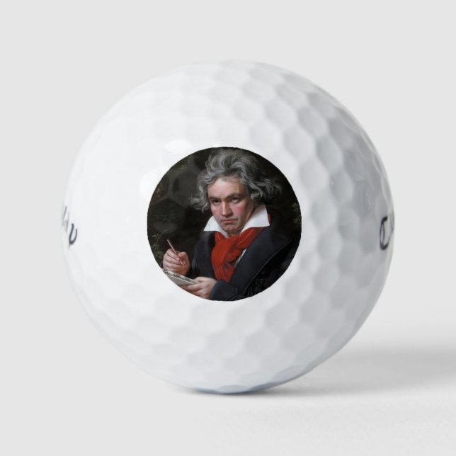 Missa Solemnis: Ludwig Beethoven Classical Music Golf Balls (Front)