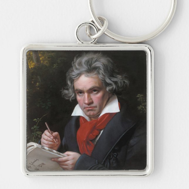 Missa Solemnis: Ludwig Beethoven Classical Music Key Ring (Front)