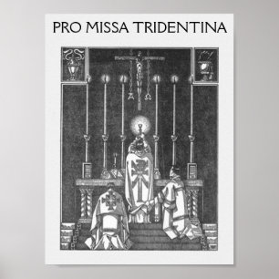missa solemnis, PRO MISSA TRIDENTINA Poster
