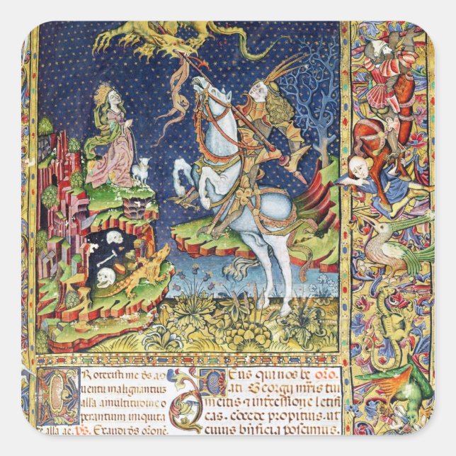 Missal of St. George of Topusko Square Sticker (Front)