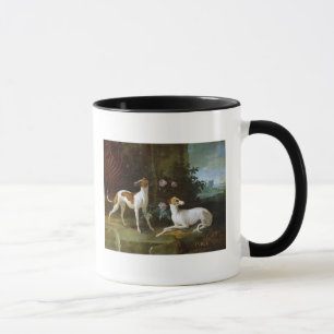 Misse and Turlu, two greyhounds of Louis XV Mug