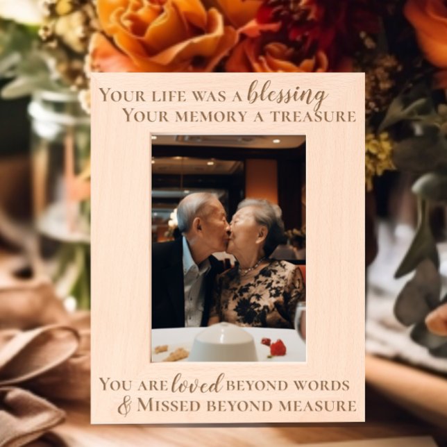 Missed Beyond Measure Memorial Keepsake  Etched Frames (Creator Uploaded)