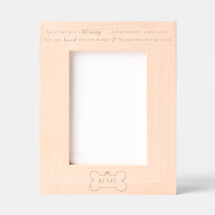 Missed Beyond Measure Pet Memorial Keepsake  Etched Frames