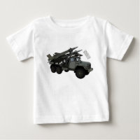 Missile vehicle cartoon illustration