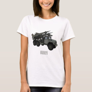 Missile vehicle cartoon illustration T-Shirt
