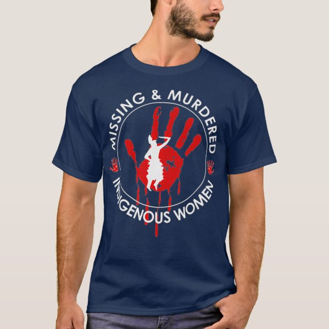 Missing And Murdered Indigenous Woman Native T-Shirt (Front)